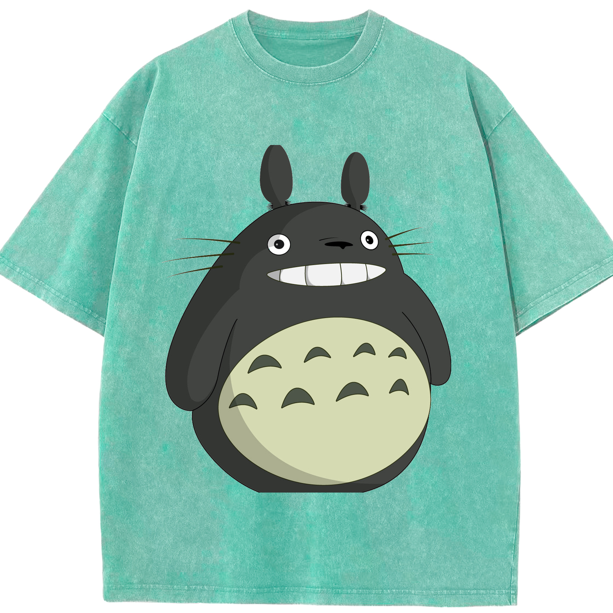（画像用） となりのトトロ 草壁メイ 草壁サツキ My Neighbor Totoro Satsuki Kusakabe Mei Kusakabe 綿100% ヴィンテージ風 半袖Tシャツ（フロントプリント）